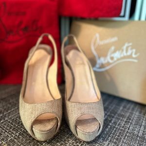 Christian Louboutin Slingback Heels